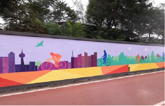 红河墙体彩绘-围墙