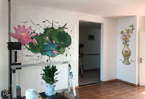 红河墙体彩绘相比墙纸的优势。